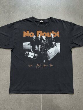 Vintage No Doubt Band Graphic T-Shirt | 90s Ska Punk Rock Tee | Retro Concert